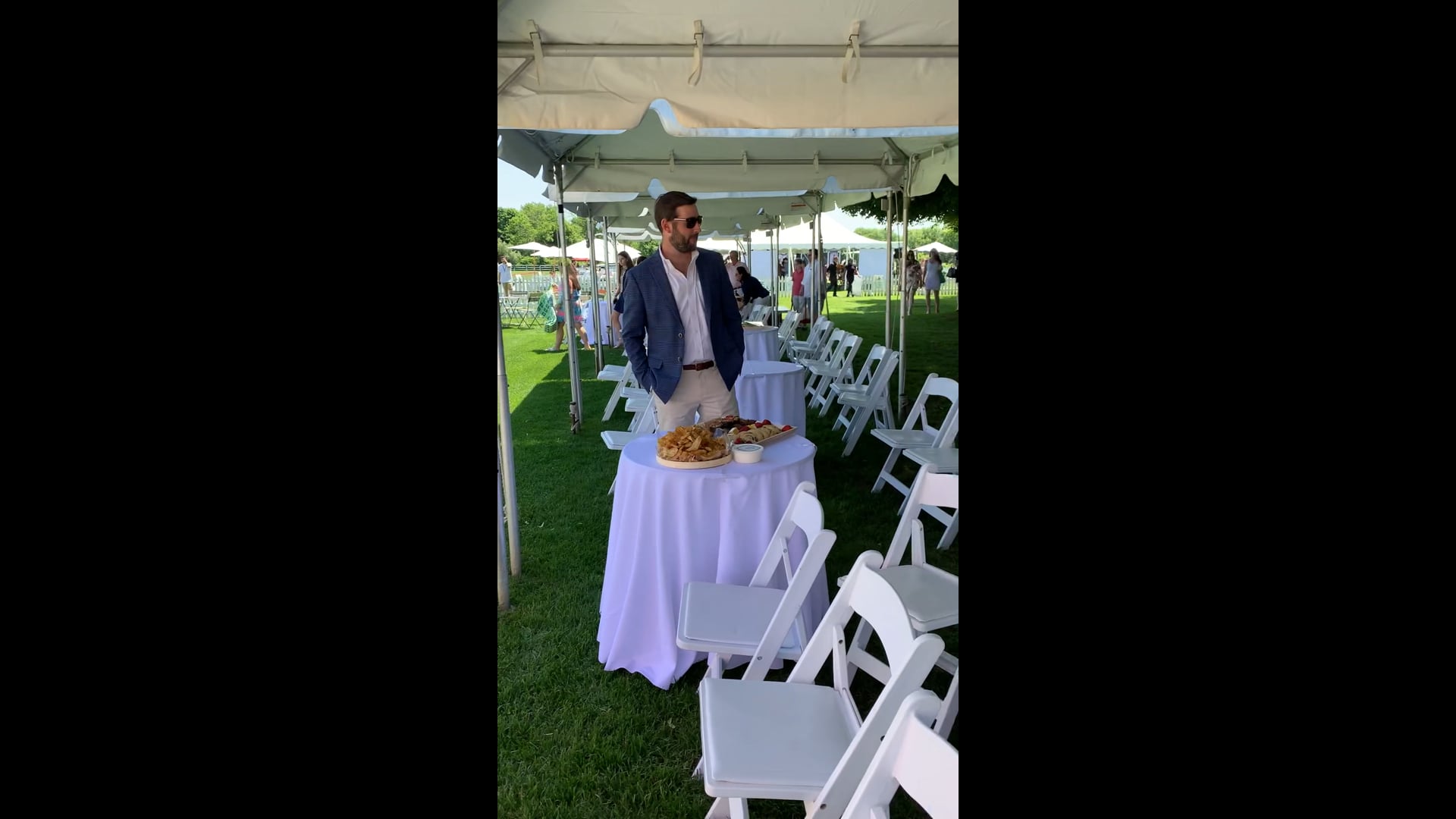 The Veuve Cliquot stand