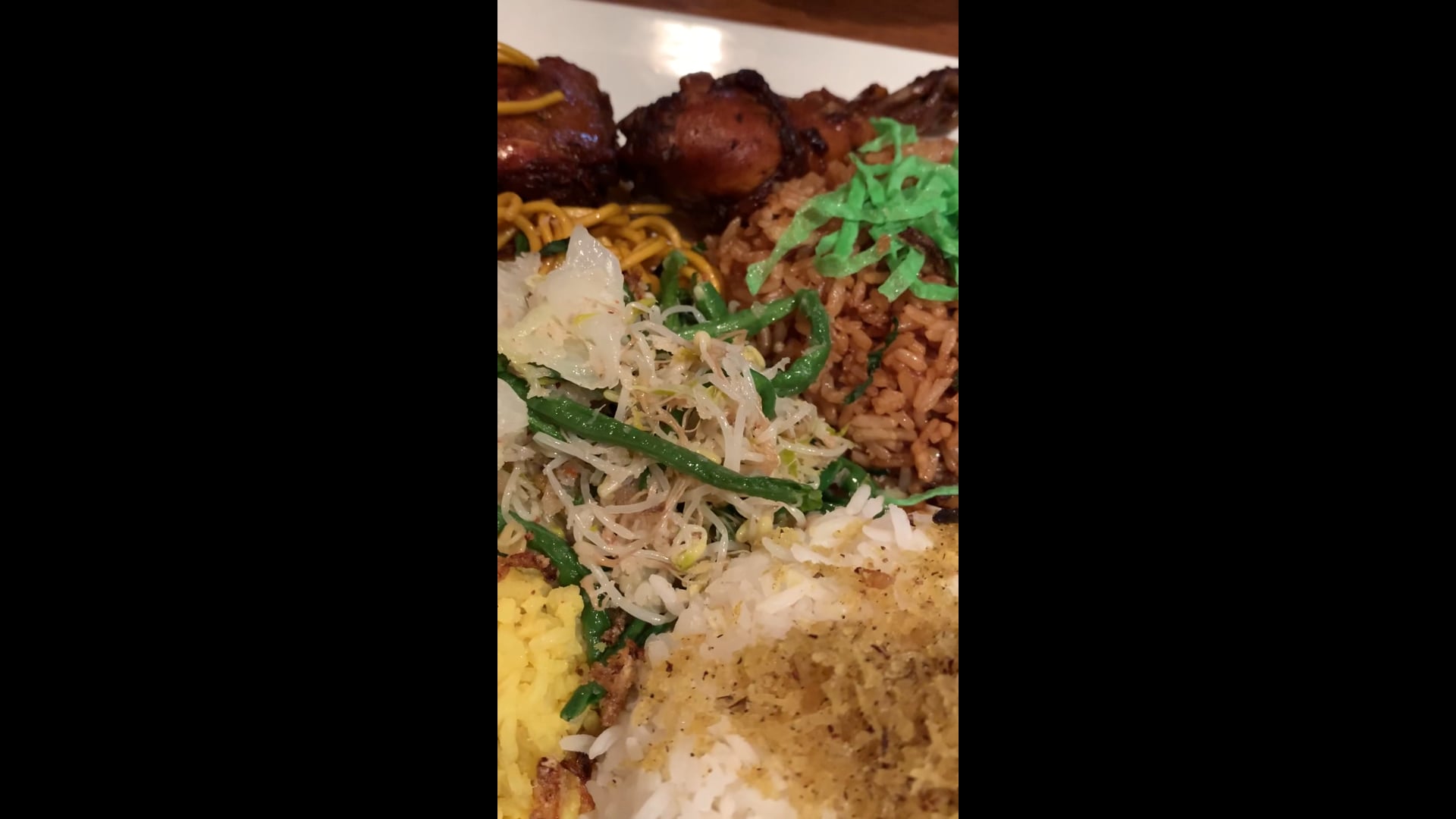 The veggies are called gudangan