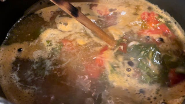 Yucca soup