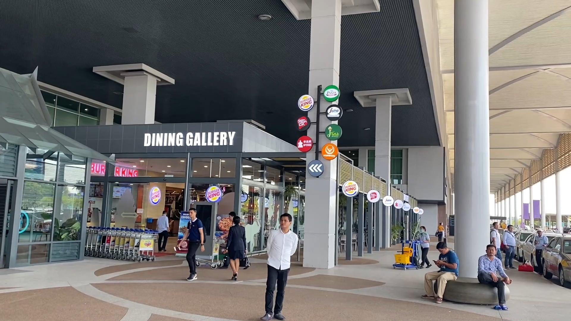 Airport at Phnom pen