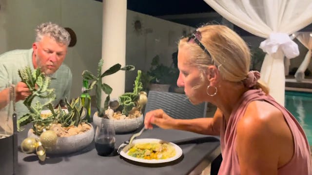 Keith and Sue for dinner