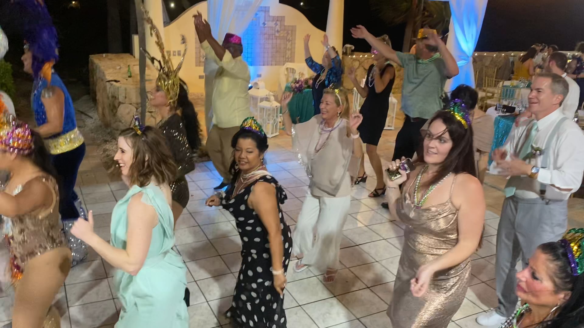 Dancing at the wedding