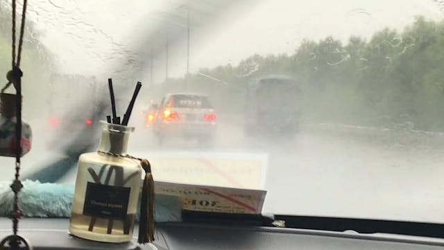Rain rain on my way to Hanoi airport