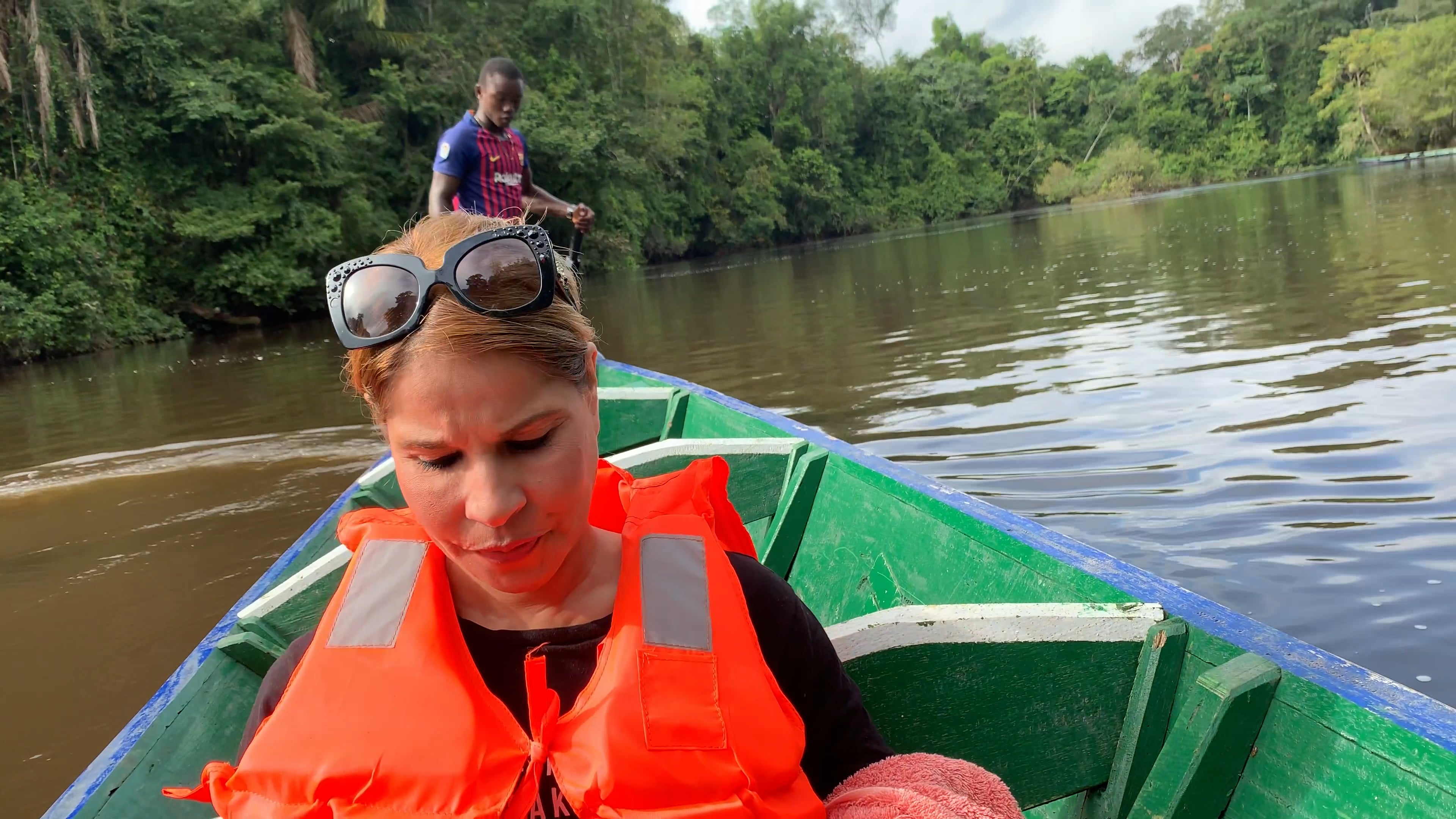 We are on our way to swim