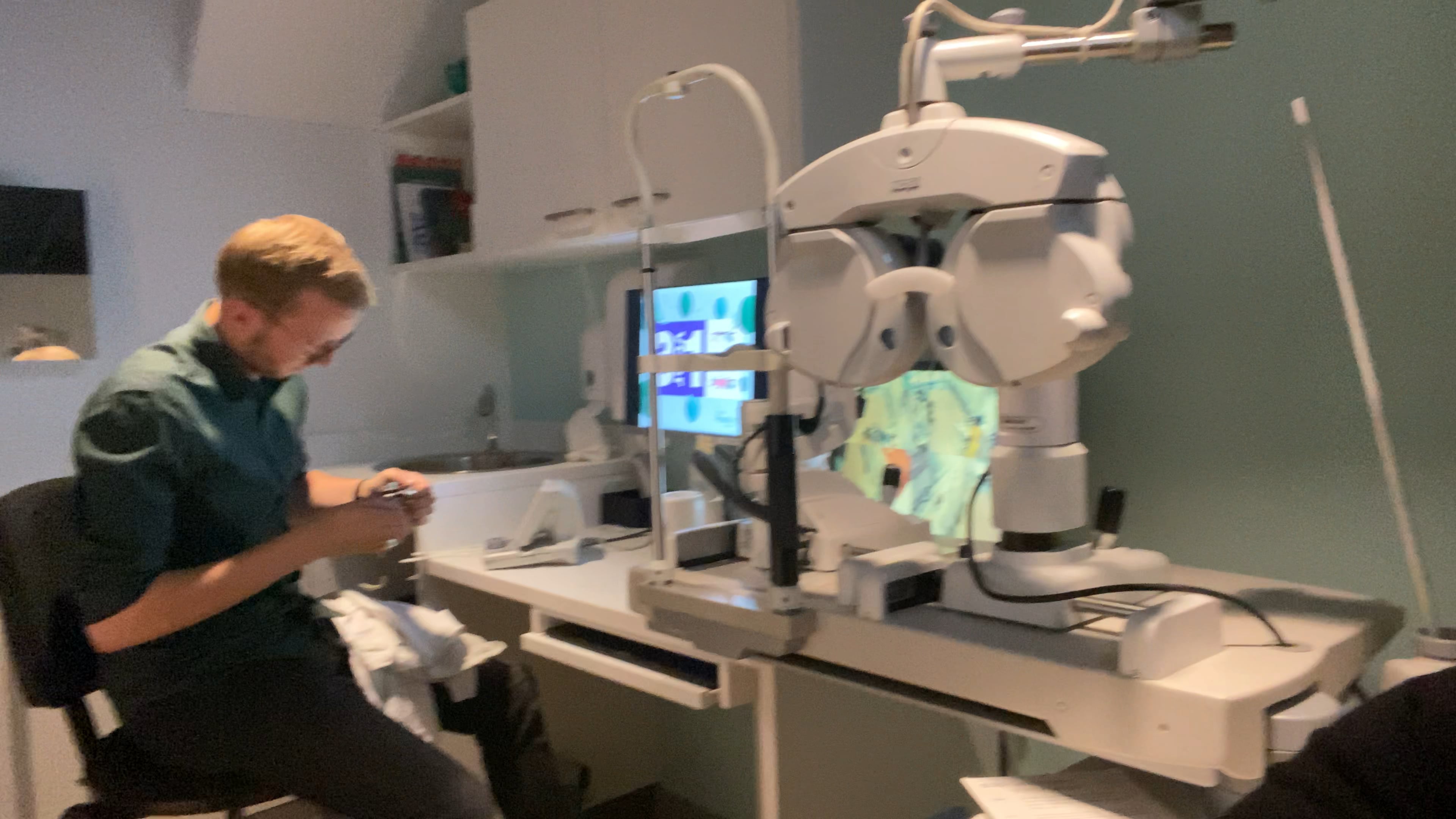 In the hospital for my eyes