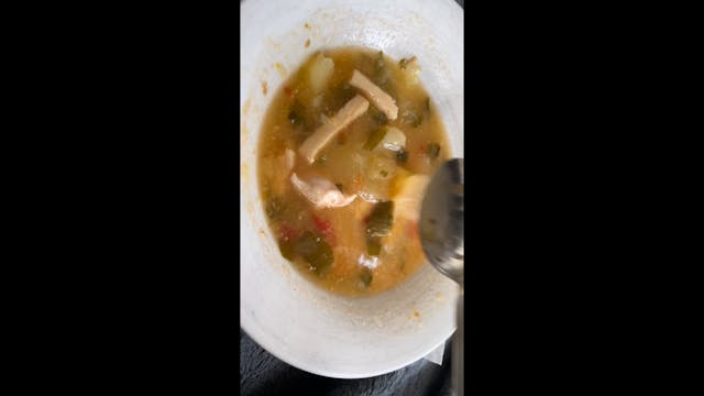 Yucca soup