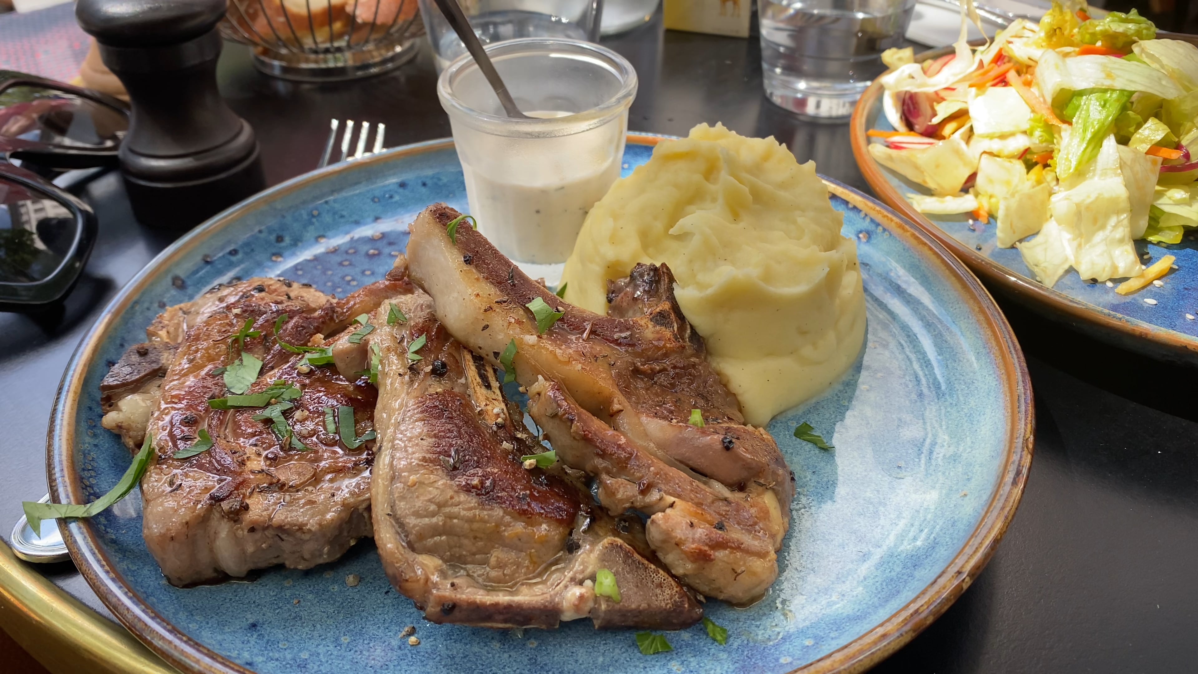 Lamb chops in Paris
