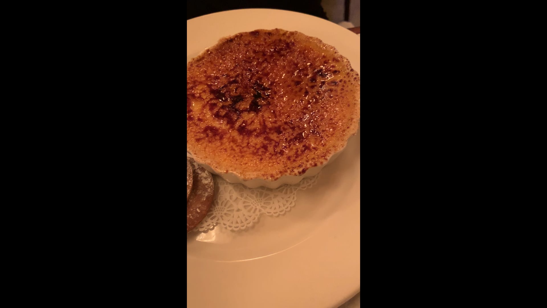 Creme brûlée at Balthazar