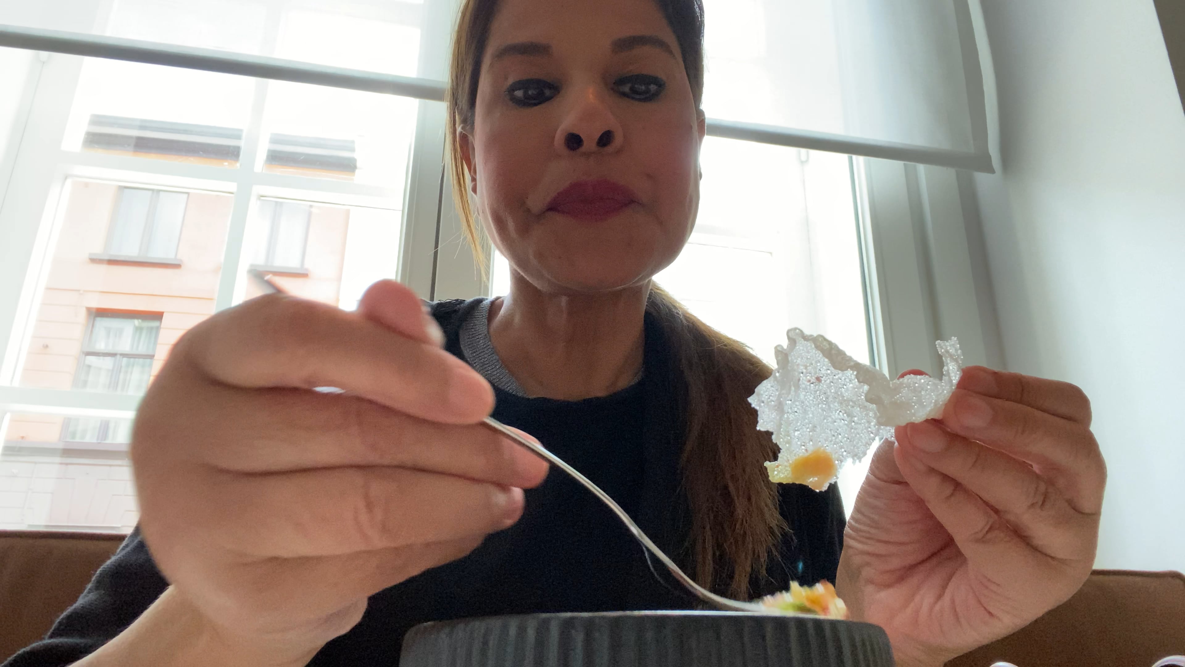 The tomato with goat cheese