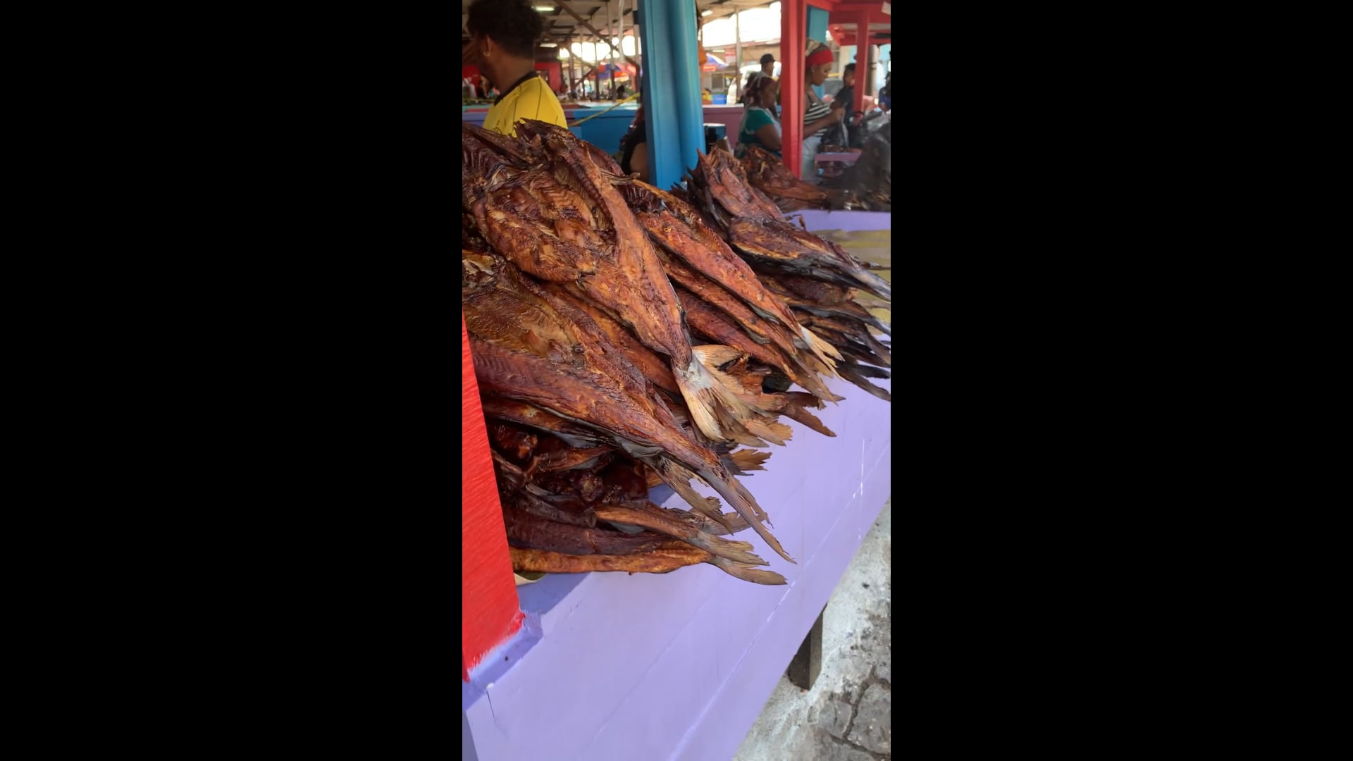Dried fish in Suriname