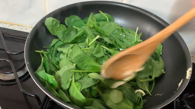 Creamy spinach