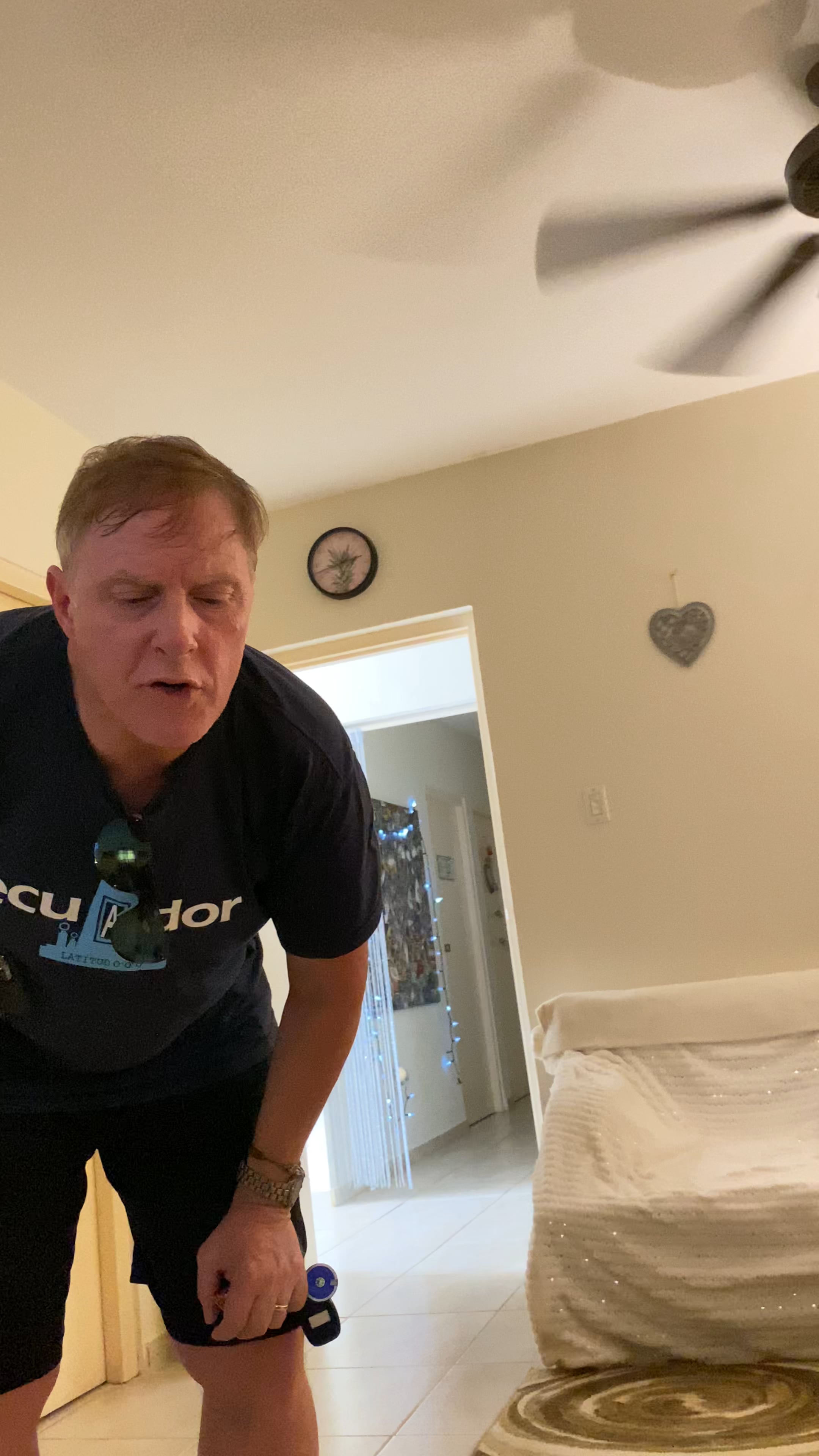 Hubby's weird moment