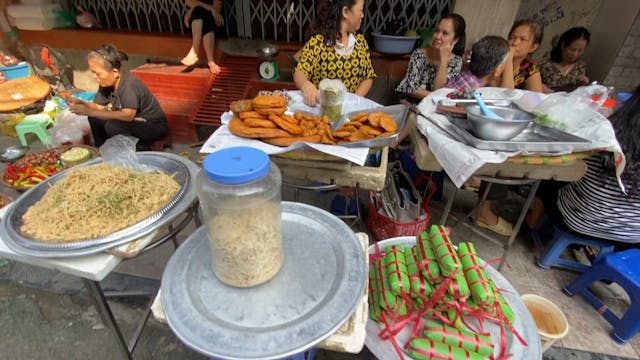 Street market in Hanoi