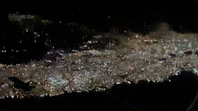 Flying over Maracaibo