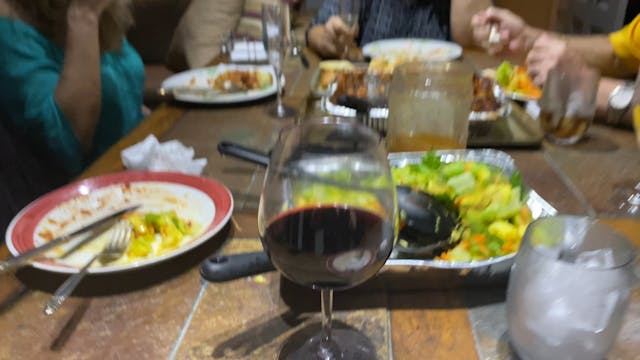 The dressing = ..
