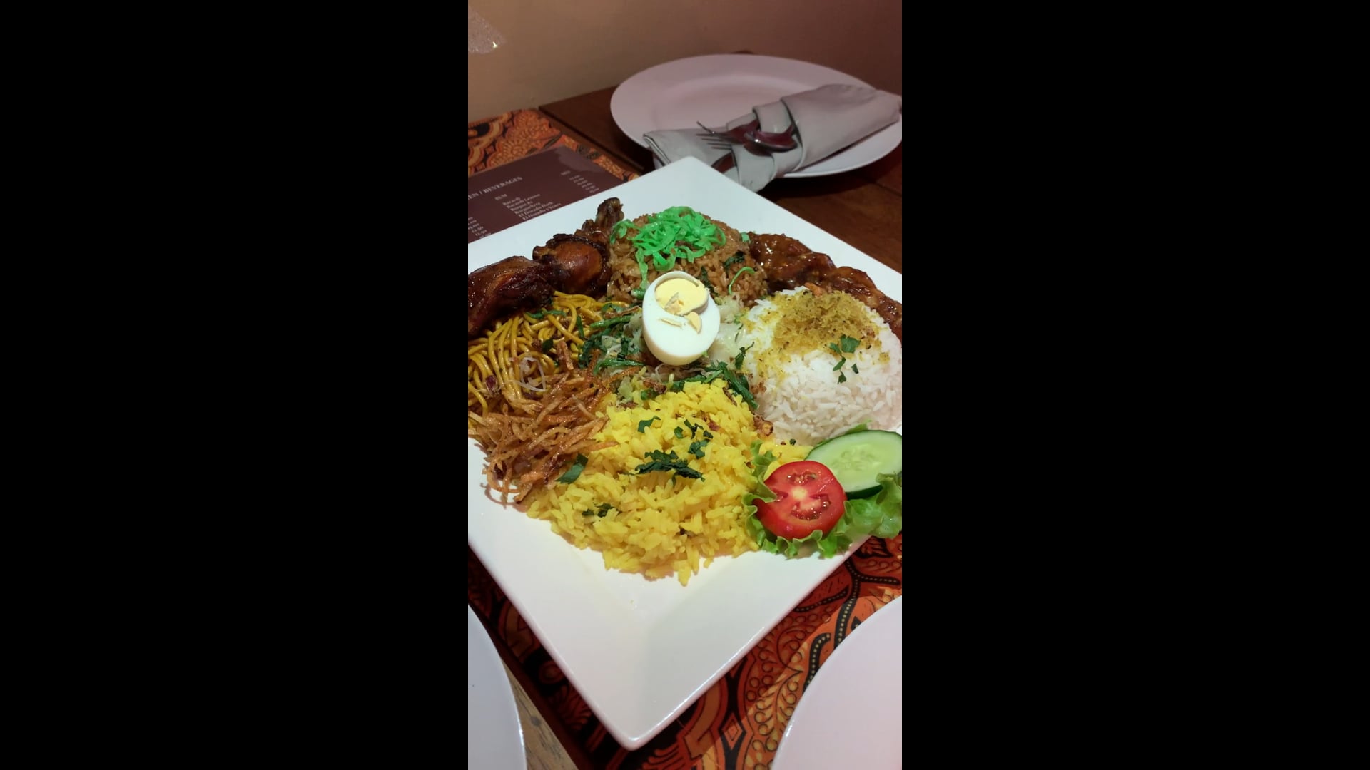 A platter at Semarang