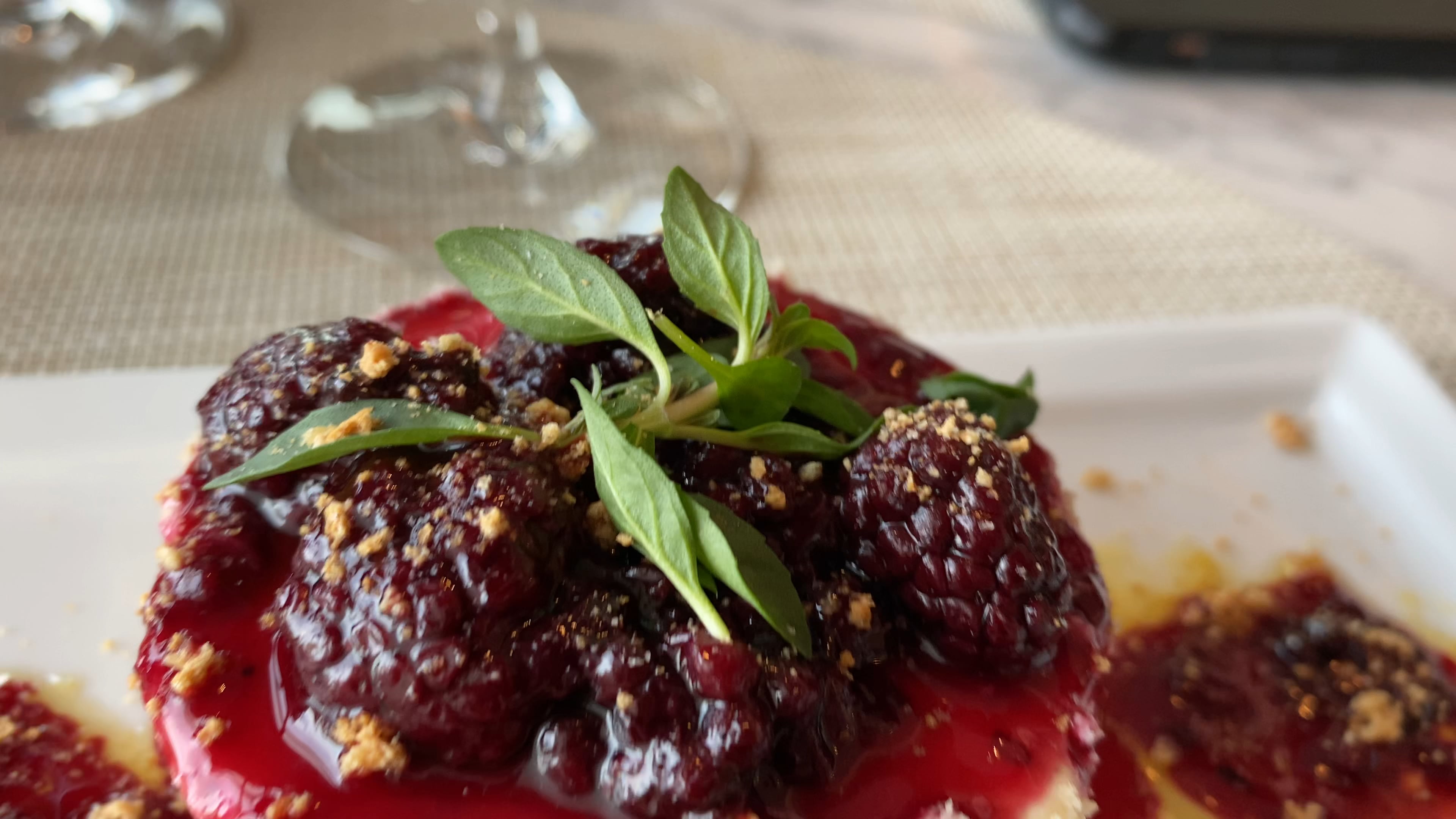 Dessert at the Polaris Lounge