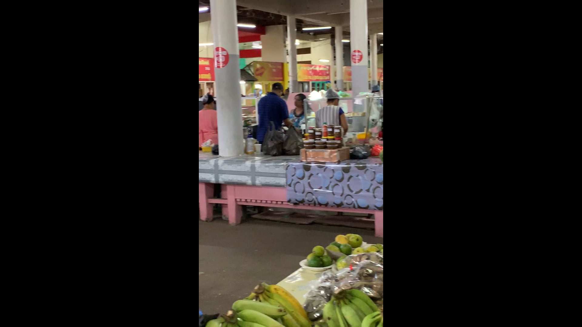 Sweet market in Suriname