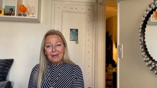 Lilliane over for lunch in New York City