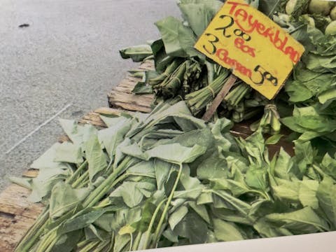 Green veggies in Suriname