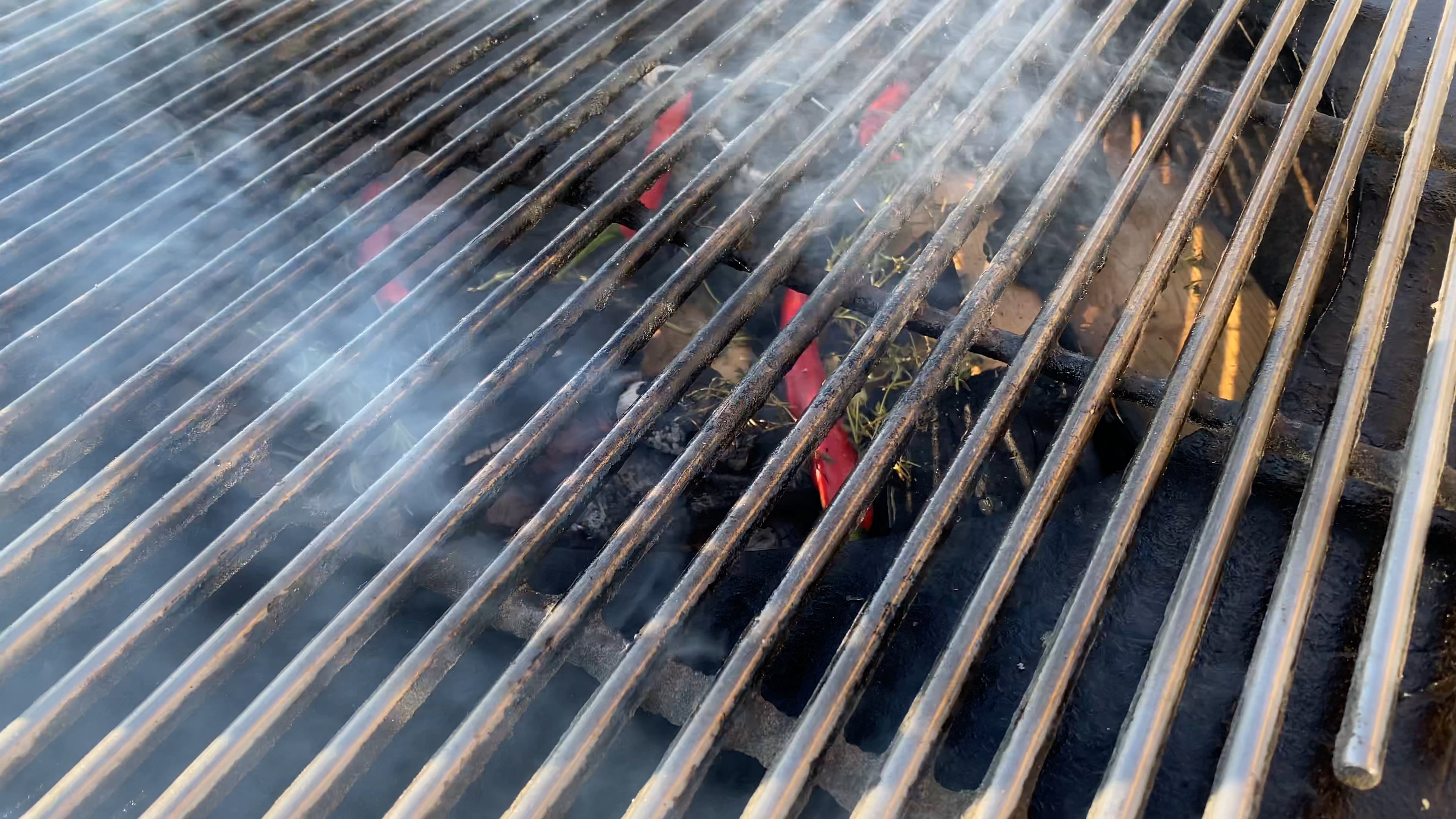 BBQ food on the beach