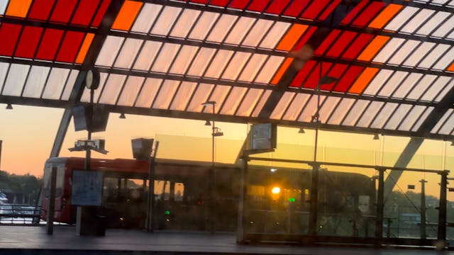 On our way to Paris with the Thalys