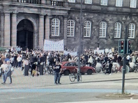 Protesting in Copenhagen