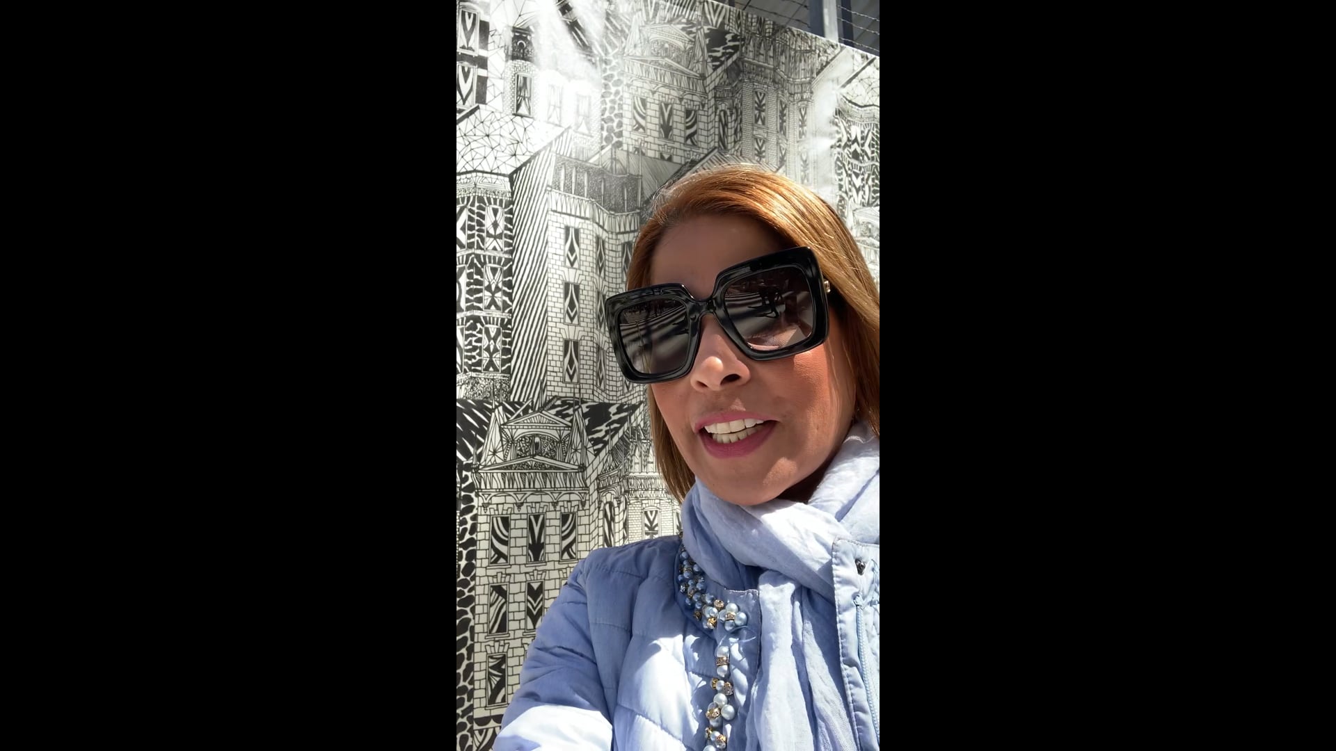 Art on textile in NYC