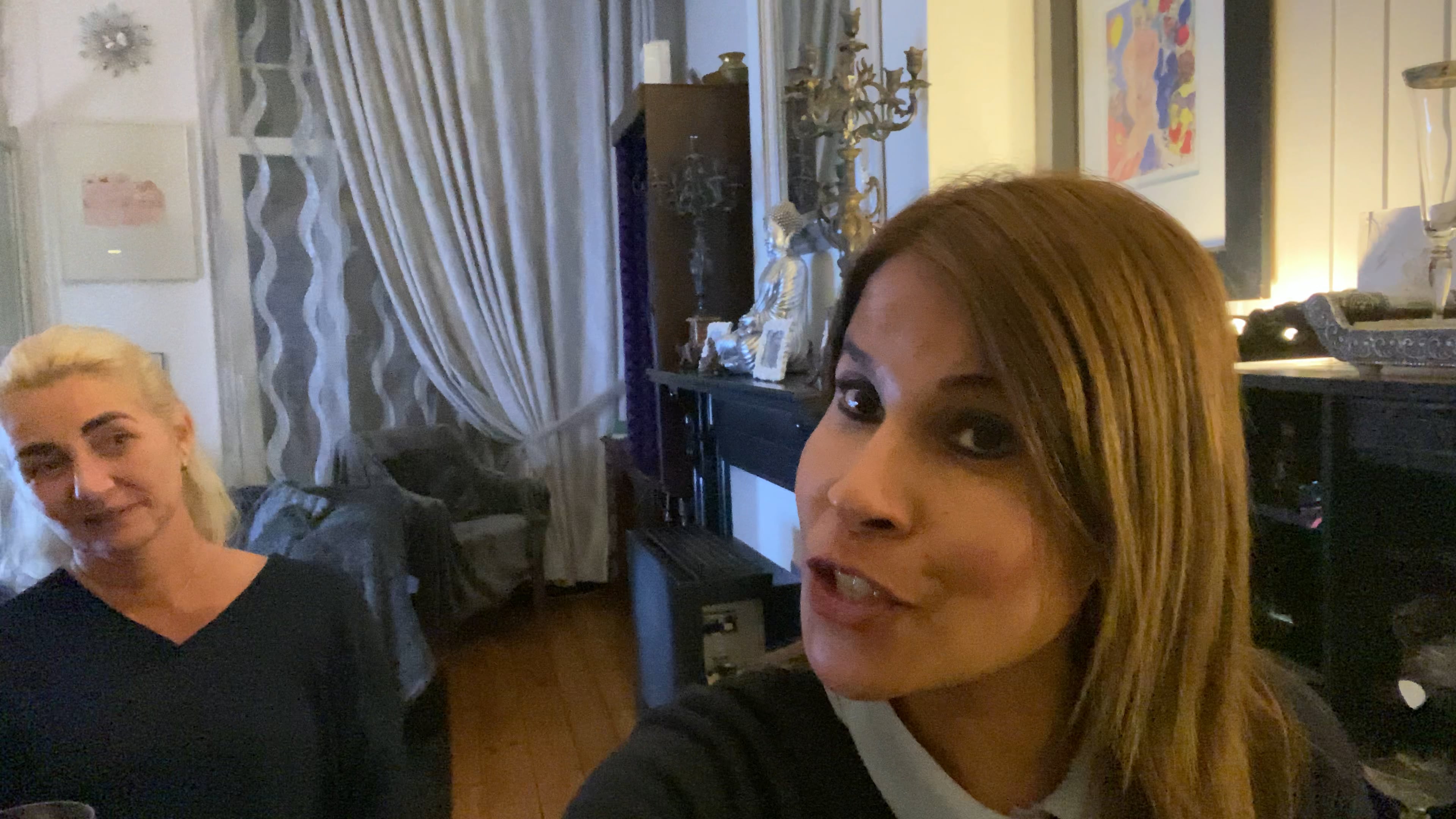 Dinner @ home with Mo and Kim