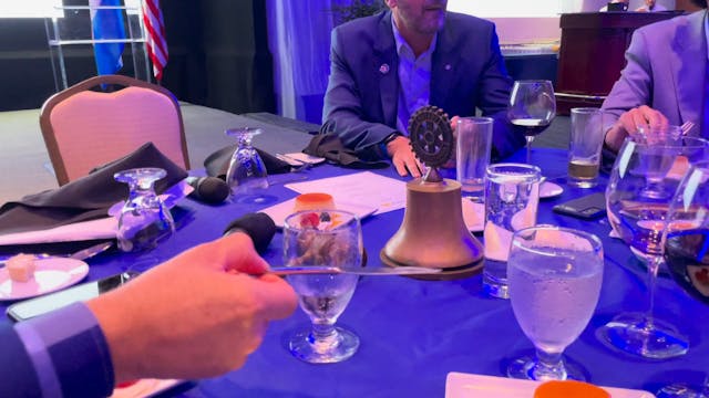 Rotary meeting
