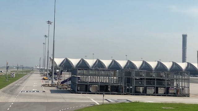Arrival in Bangkok