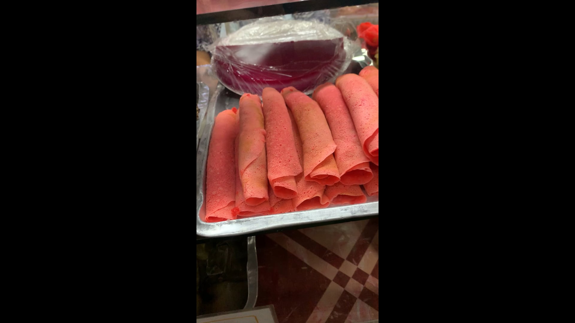 Crepes with coconut in Suriname