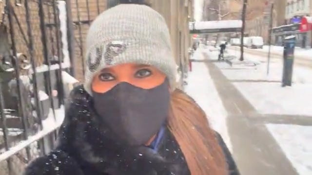 Snowing in NYC