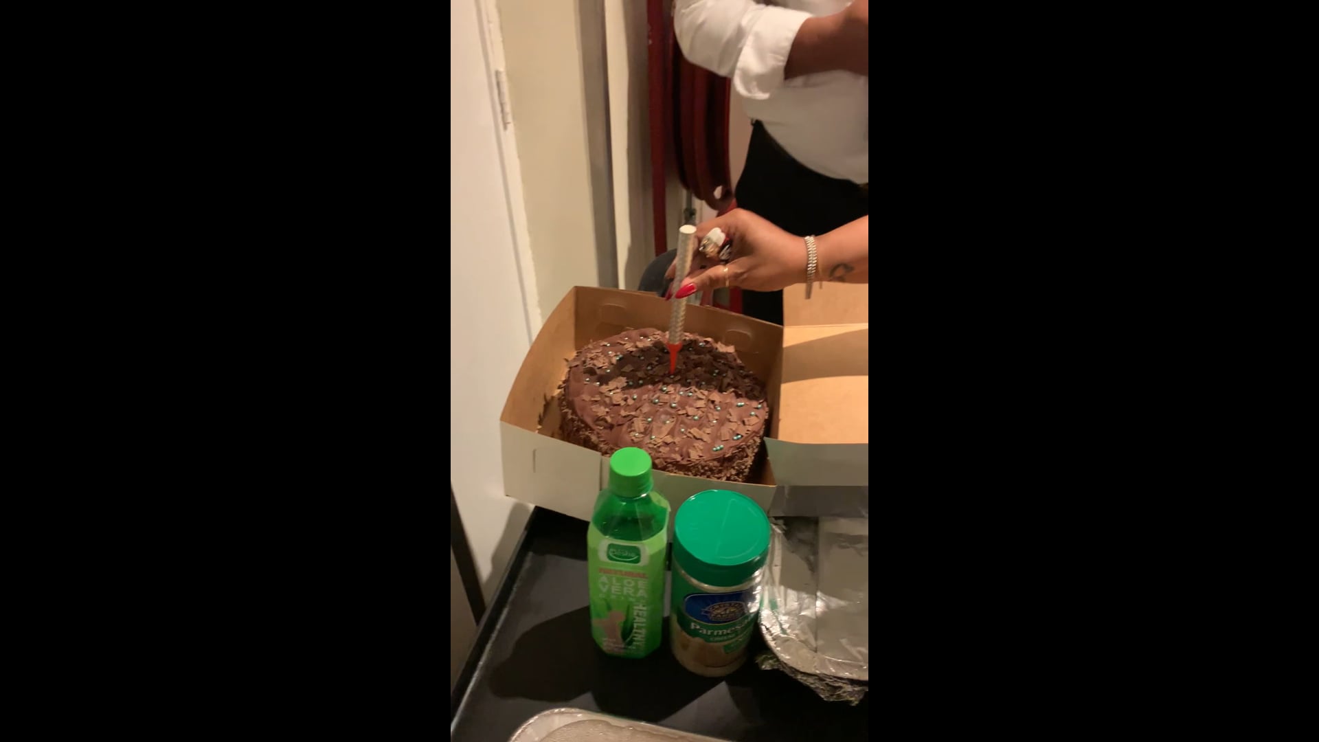 Chocolate cake for the Bday boy