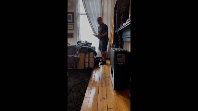 He was dancing