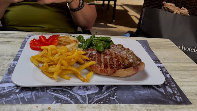 Lunch in Figueras, Spain