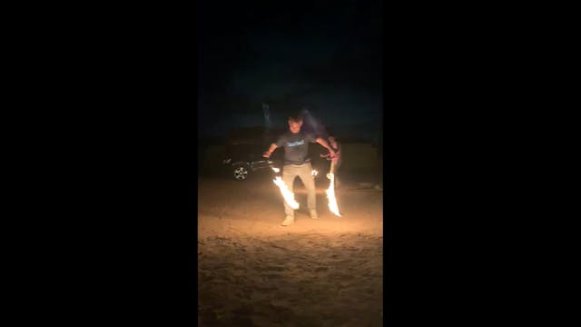 The fire dance