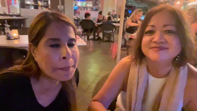 With my darling Karien at Casa Tua