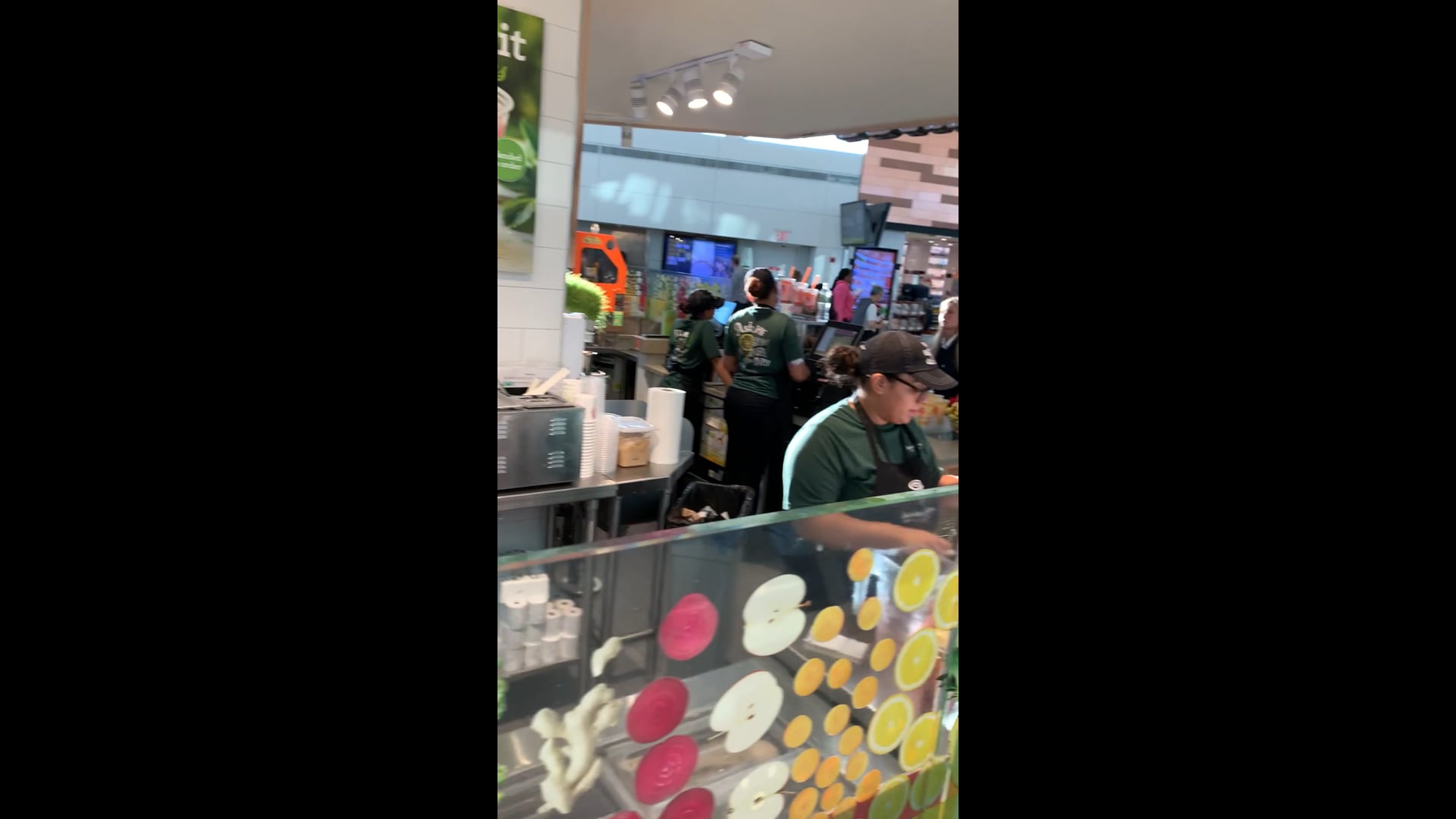 Healthier food at the airport