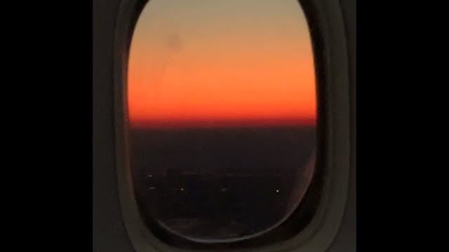 I am landing in Amsterdam coming from...
