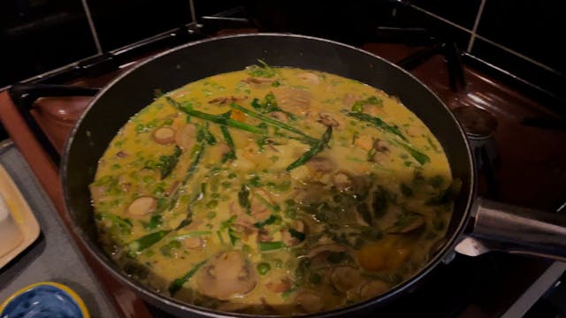 Wild salmon in a yummy turmeric sauce