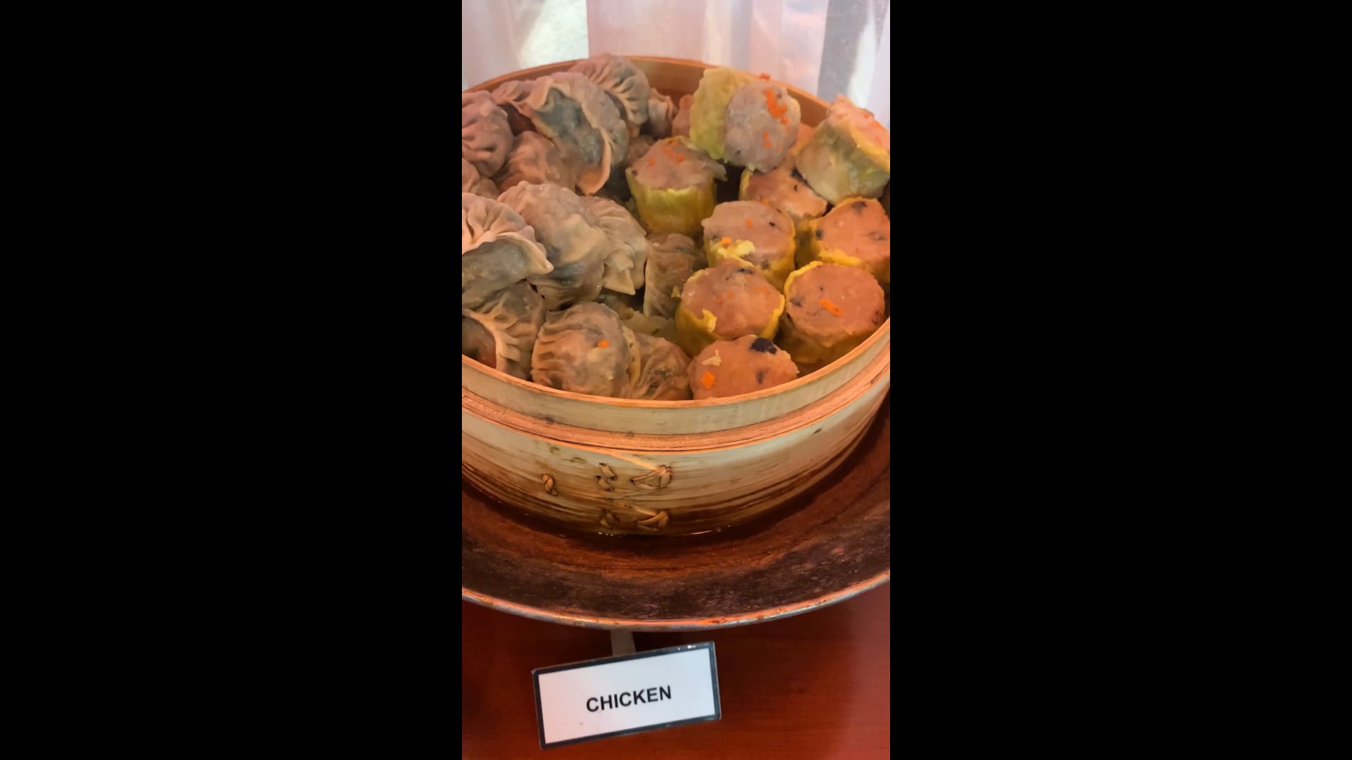 Dim sum in the Marriot in Suriname