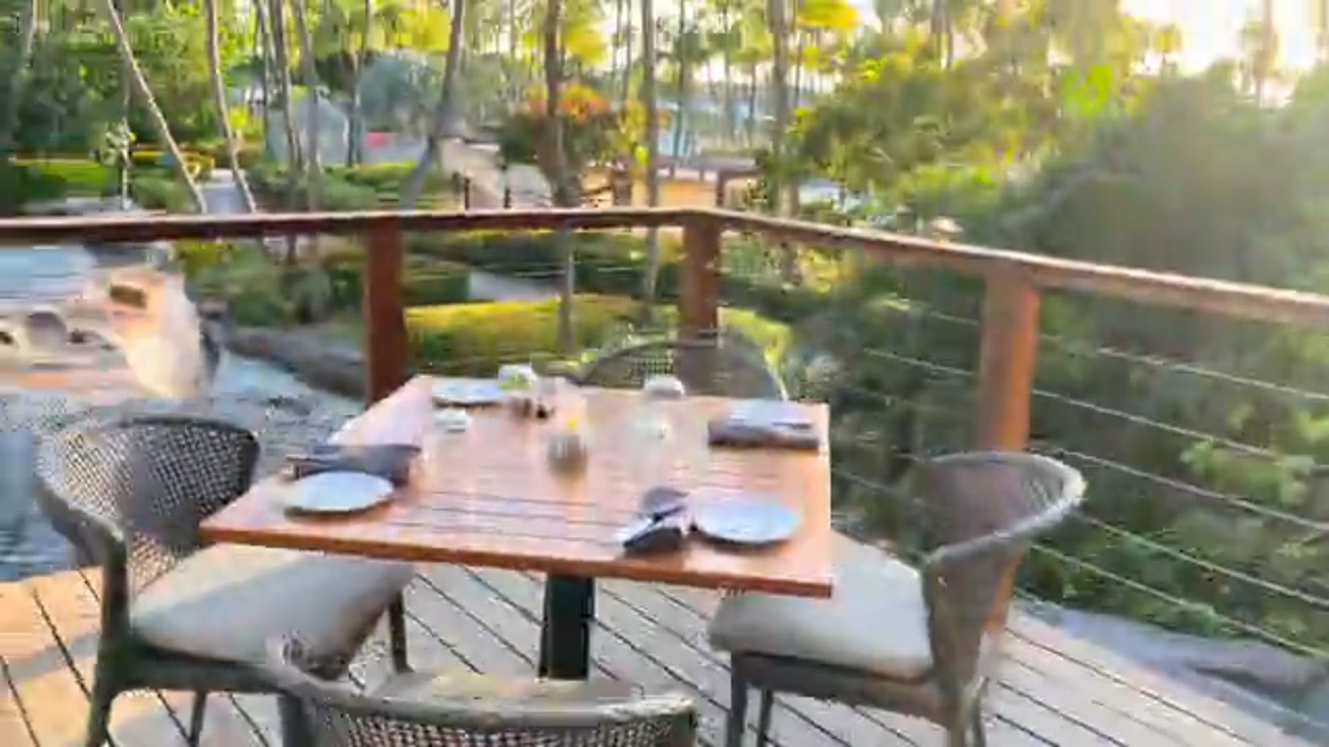 Dinner at sunset grill