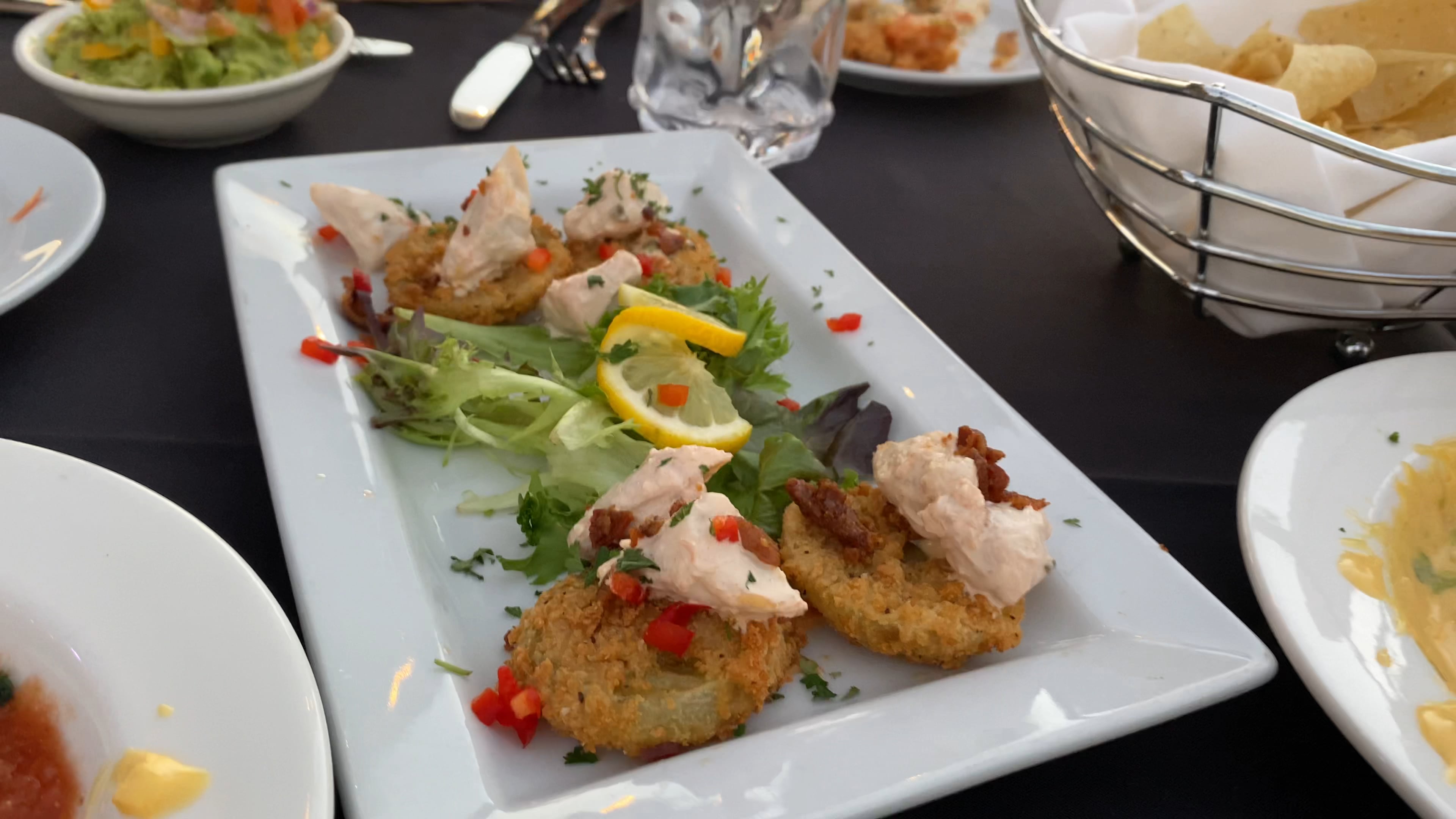 Fried green tomatoes