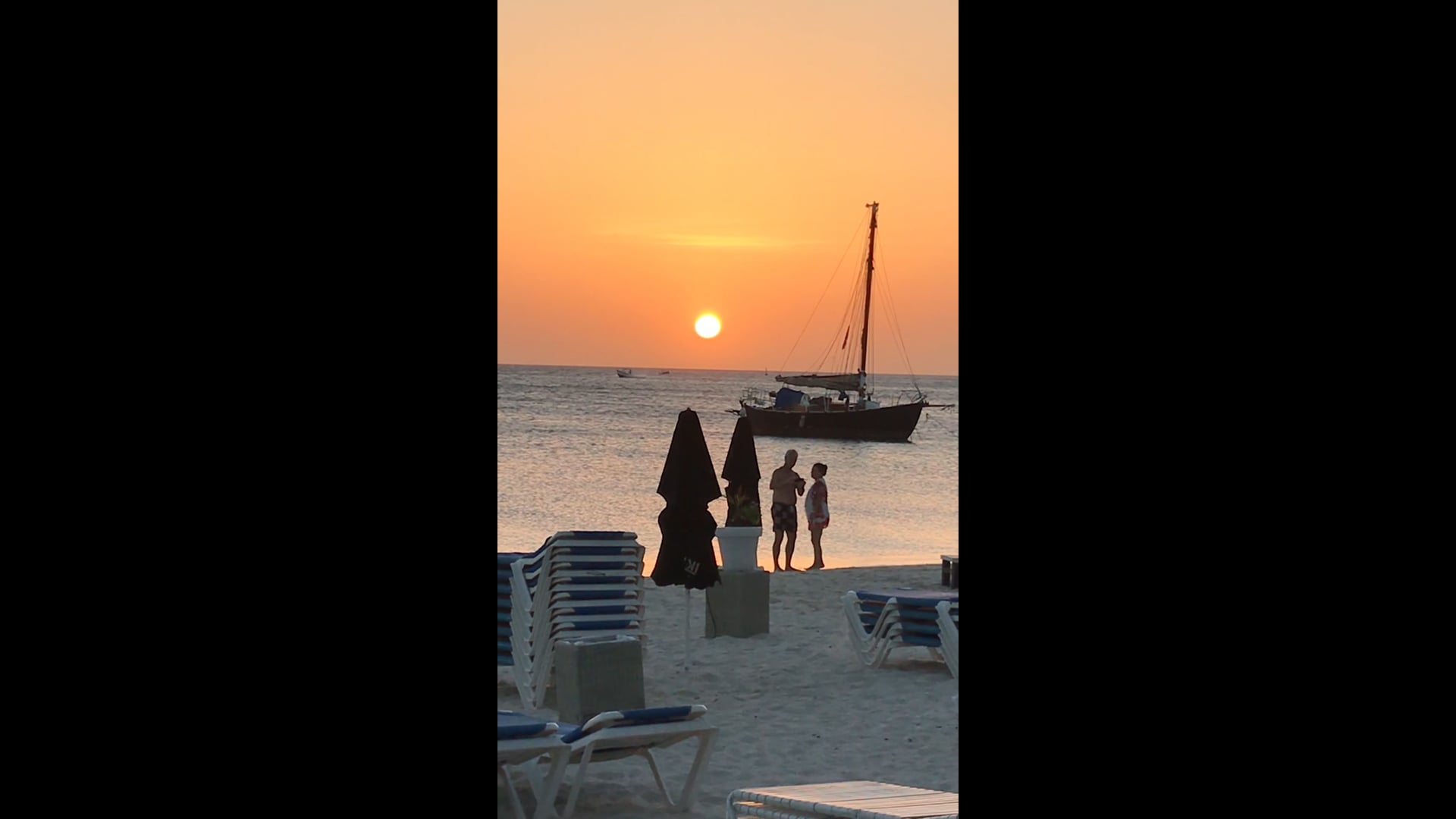 Sunset at Nikki beach