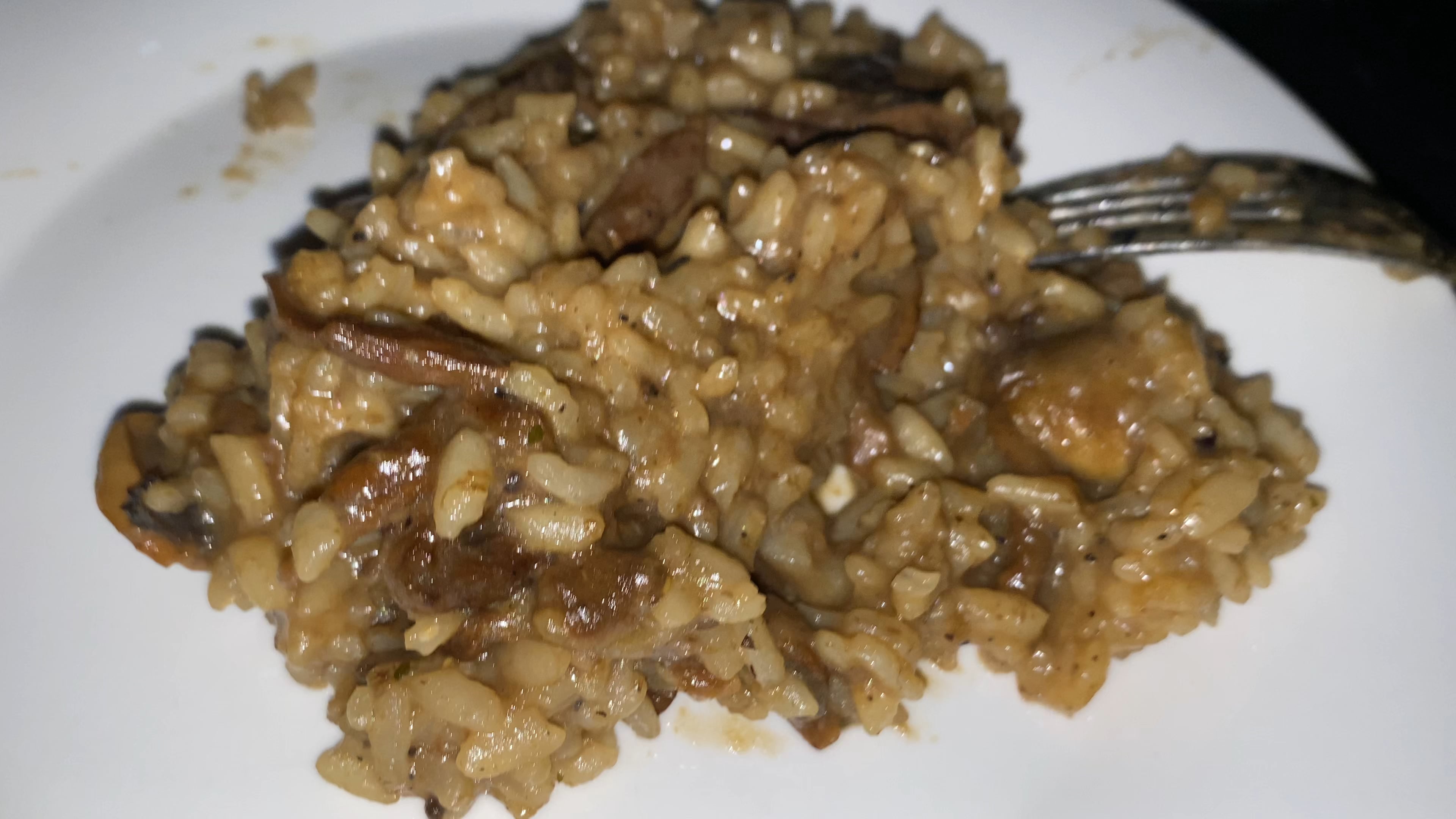Mushroom risotto