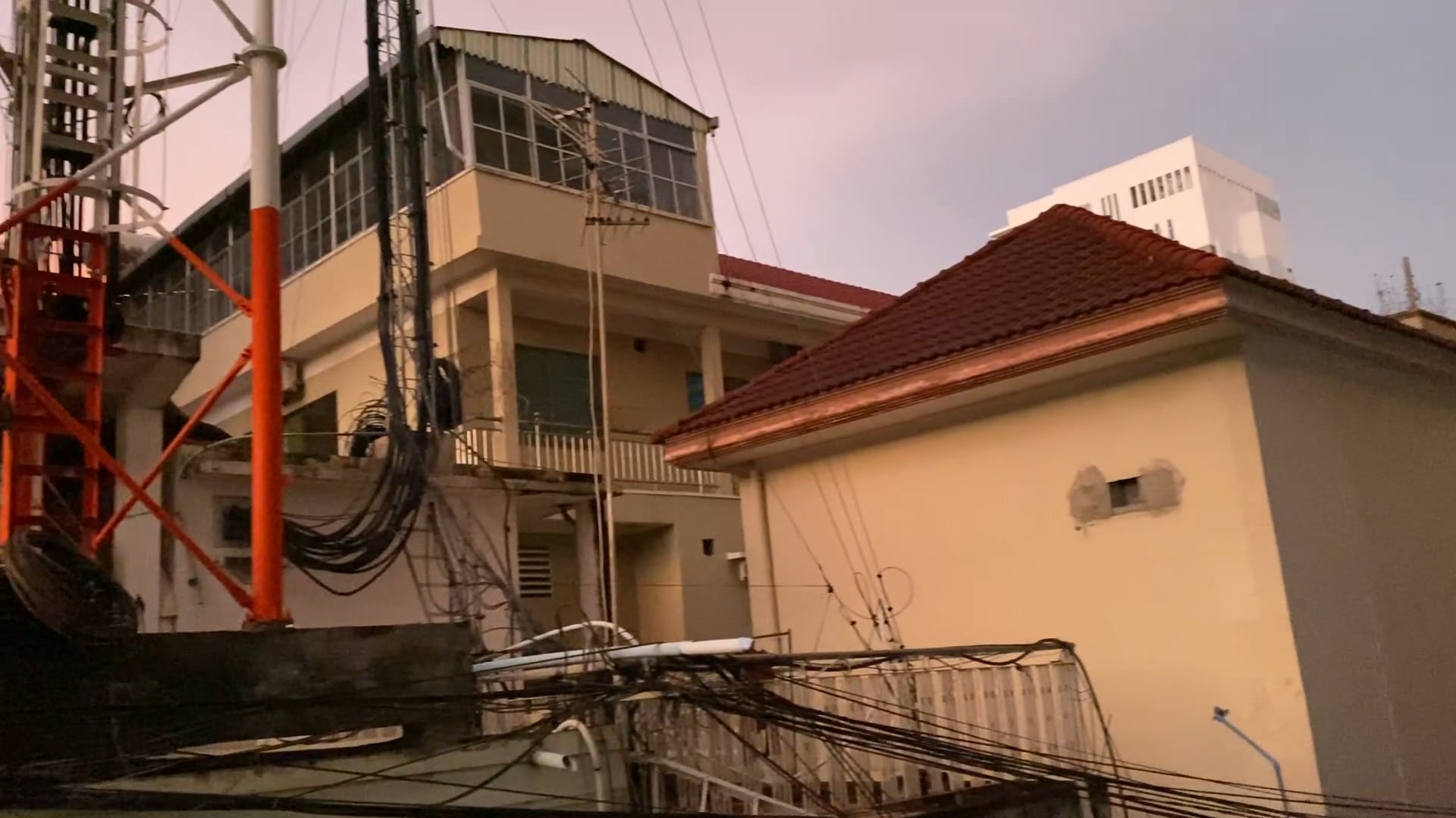 View from my hotel room