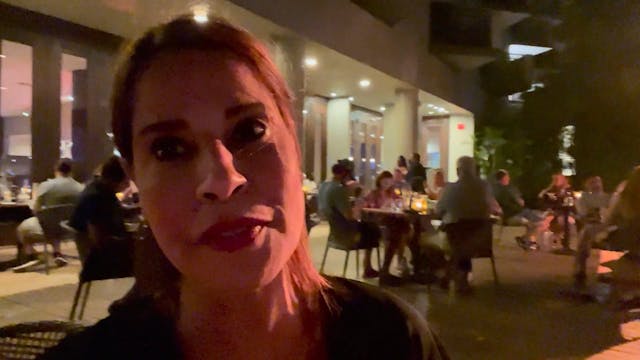Dinner at sunset grill