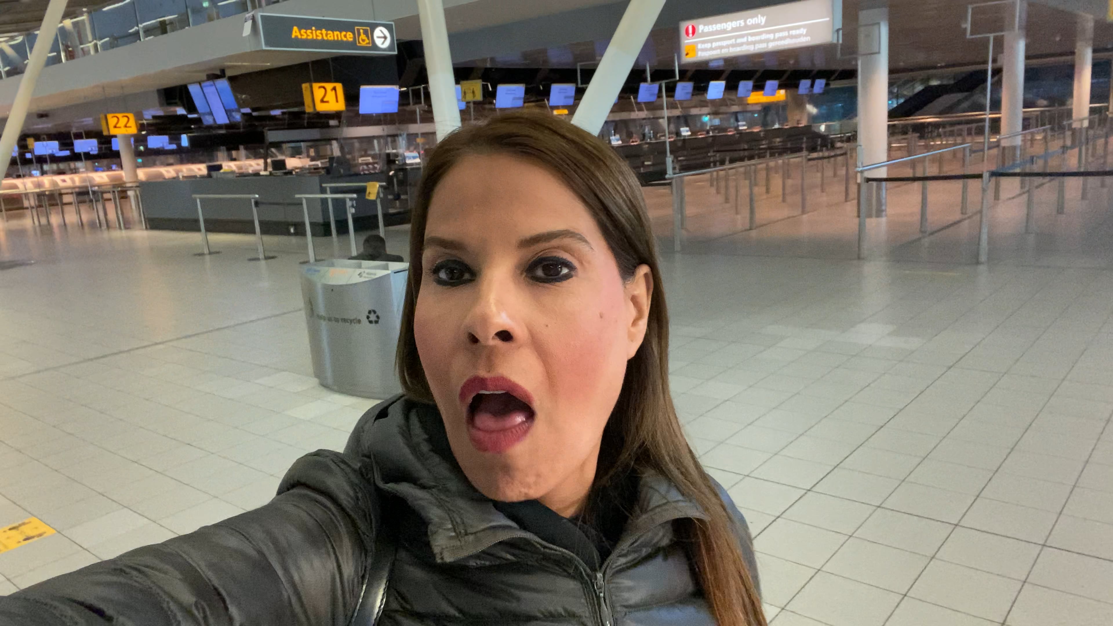 Covid times at schiphol airport