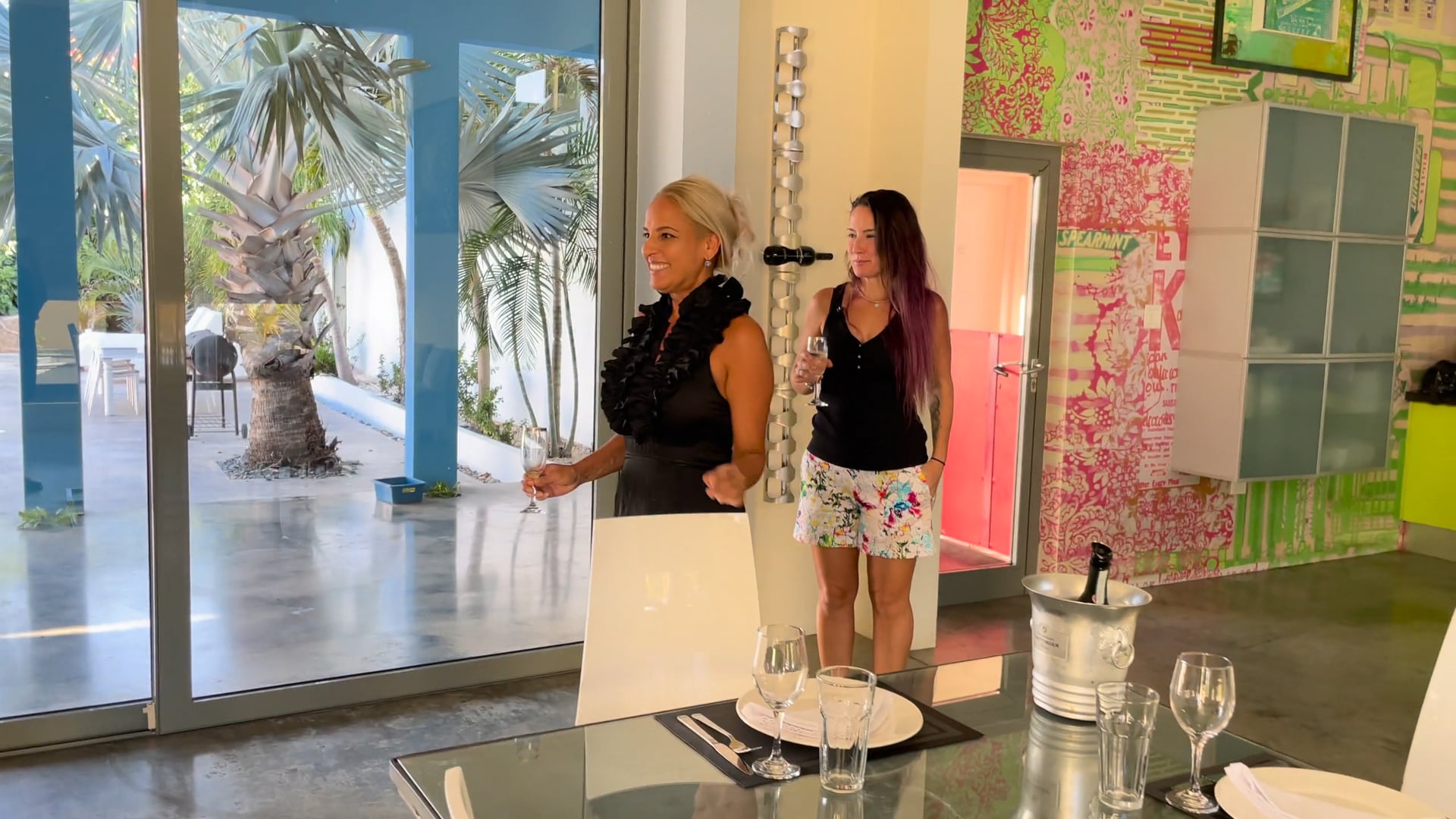 Dinner at Elisa and Le bonx